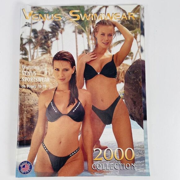 VENUS SWIMWEAR 2000 Collection Catalog Brooke Burke Swim Suit Magazine 410 - Picture 1 of 6